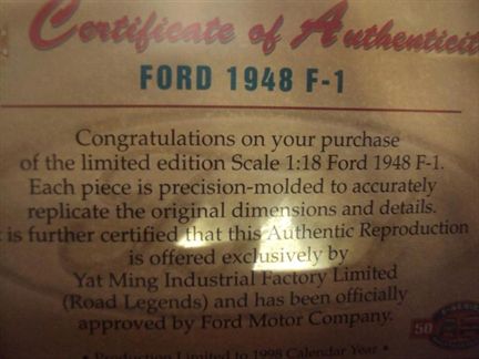 1948 F-1 Pick Up Limited