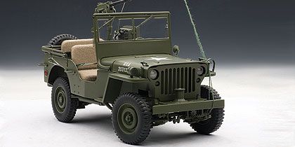 Jeep Willys (Armé avec Accessoires)