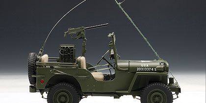 Jeep Willys (Armé avec Accessoires)