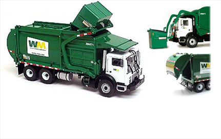 Mack Front-End Load With Trash Bin "Waste Management"