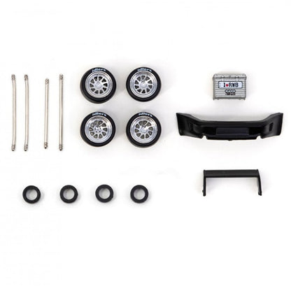 Tarmac Works Parts Rotiform OZT Silver For 1/64 RWB