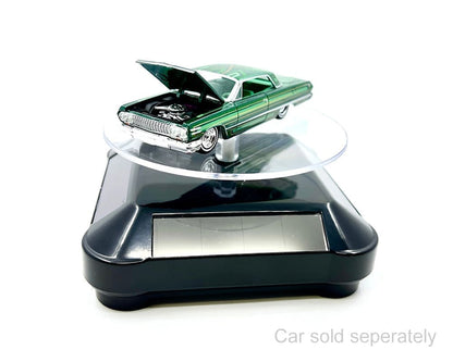 Presentoir solaire rotatif 360 degres 3.5 po base noire - 002-BK