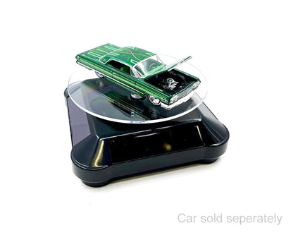 Presentoir solaire rotatif 360 degres 3.5 po base noire - 002-BK