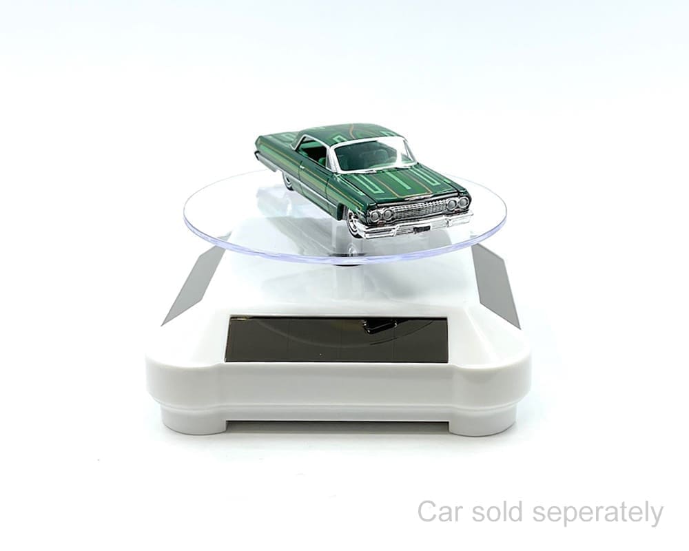 Solar Display Stand 3.5 Inch 360 Rotating White Base - 002-WH