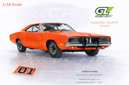 (PRE-ORDER 2026) 1969 Charger (Orange) Hazzard County Series