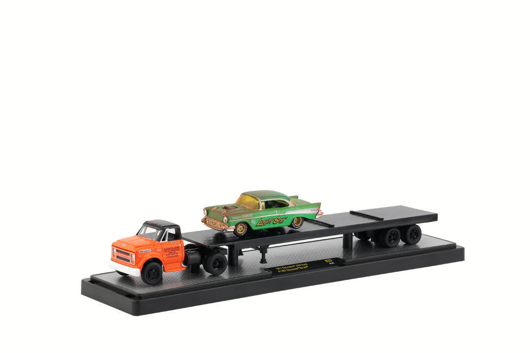 1971 Chevrolet C60 Truck &amp; 1957 Chevrolet Bel Air (36000-33C) - M2 Machines Auto-Haulers Release 33