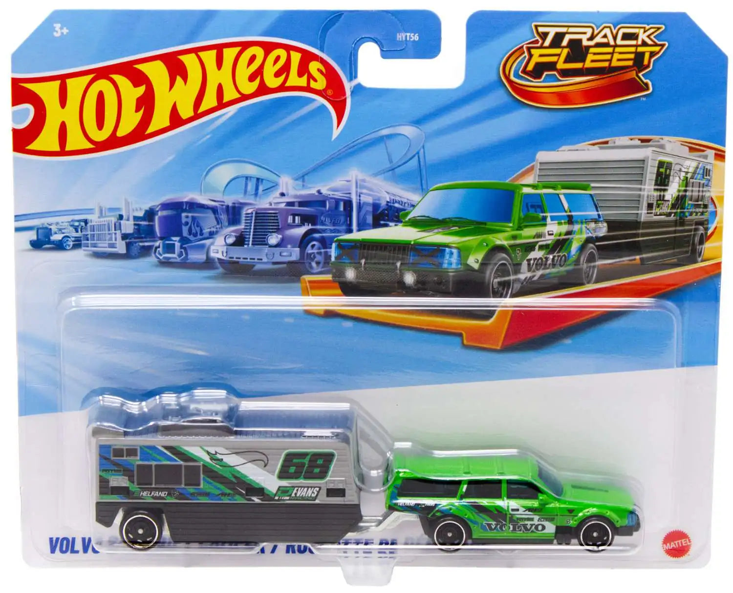 Volvo 240 Drift Camper – Hot Wheels Track Fleet 2026 Case E – JKP36