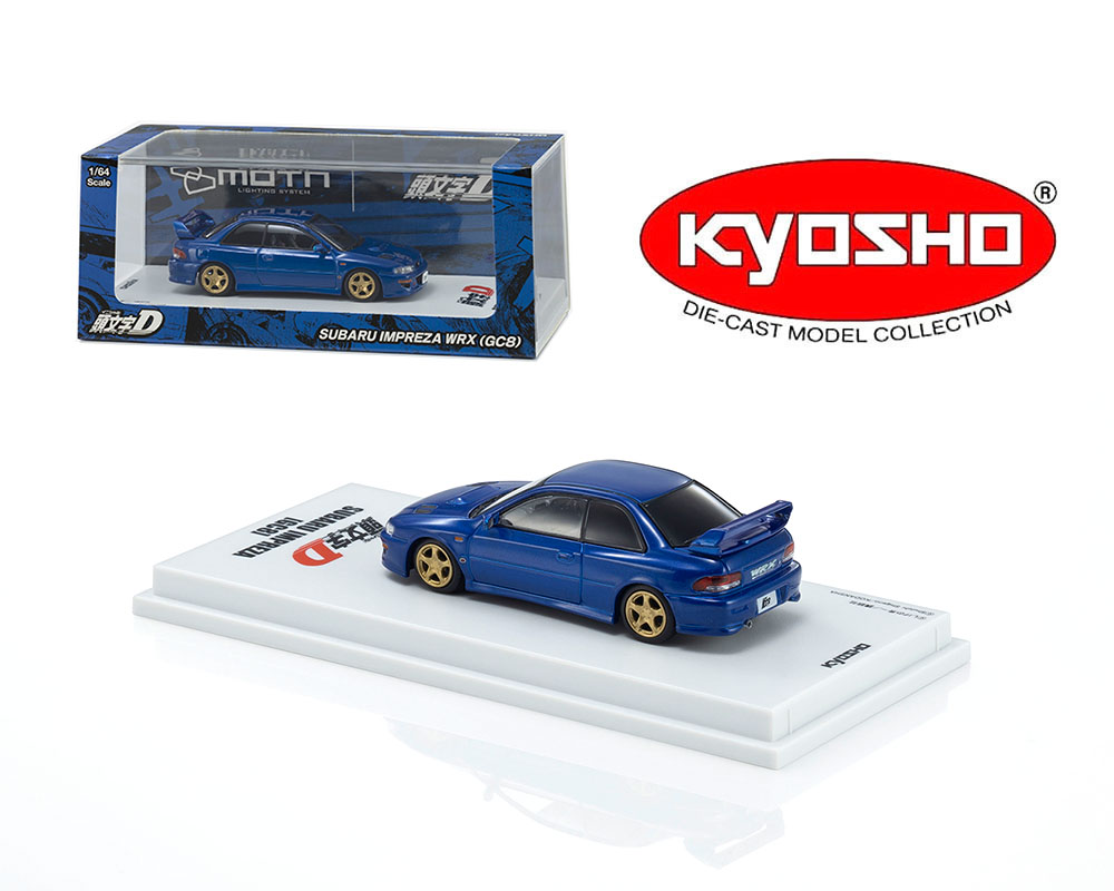 (PRE-ORDER 2027) Kyosho 1:64 Initial D Subaru Impreza WRX STi – Compatible MOTN – 07133LD