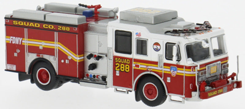 Premium ClassiXXs 1:87-FDNY Queens Fire Service - 2013 Seagrave Attacker Fire Truck Squad 288