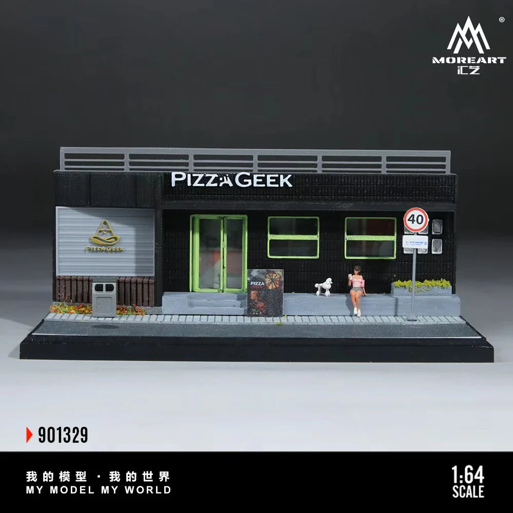 MoreArt Scène de Pizzeria 1:64 MO901329