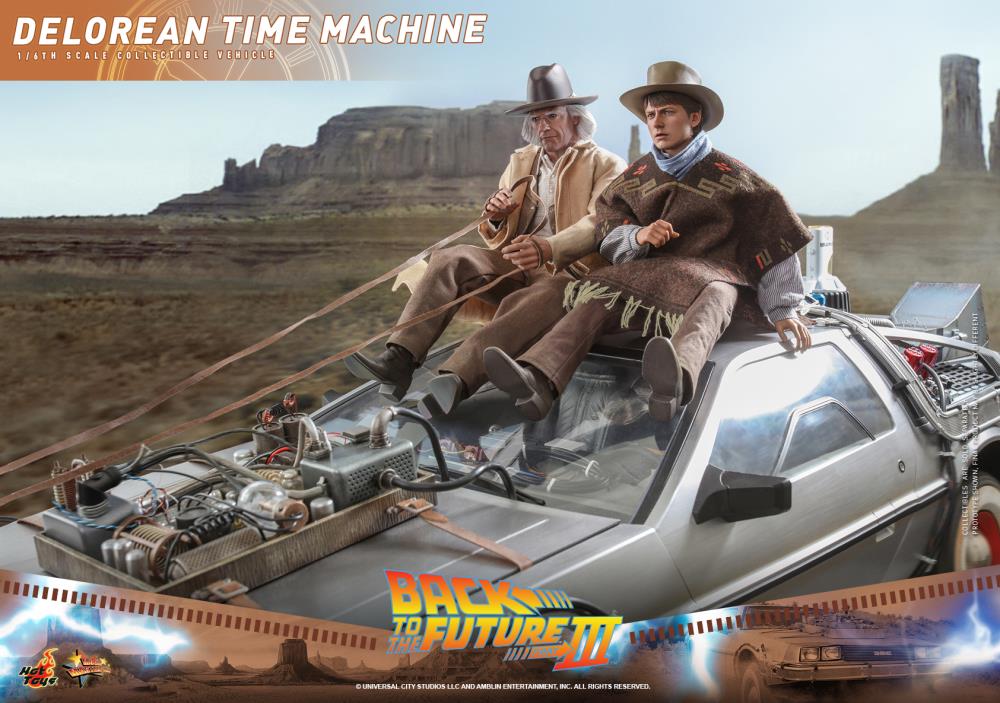 Back to the Future Part III DeLorean Time Machine 1/6th Scale