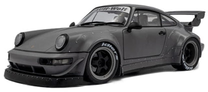 (PRE-ORDER 2025-26) SOLIDO-Porsche 964 RWB 1:18th Nardo Grey Body Kit with Akira Nakai Figure