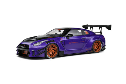SOLIDO - Nissan GT-R (R35) W/ Liberty Walk Body Kit 2.0 - "Purplezilla"