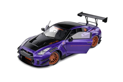 SOLIDO - Nissan GT-R (R35) W/ Liberty Walk Body Kit 2.0 - "Purplezilla"
