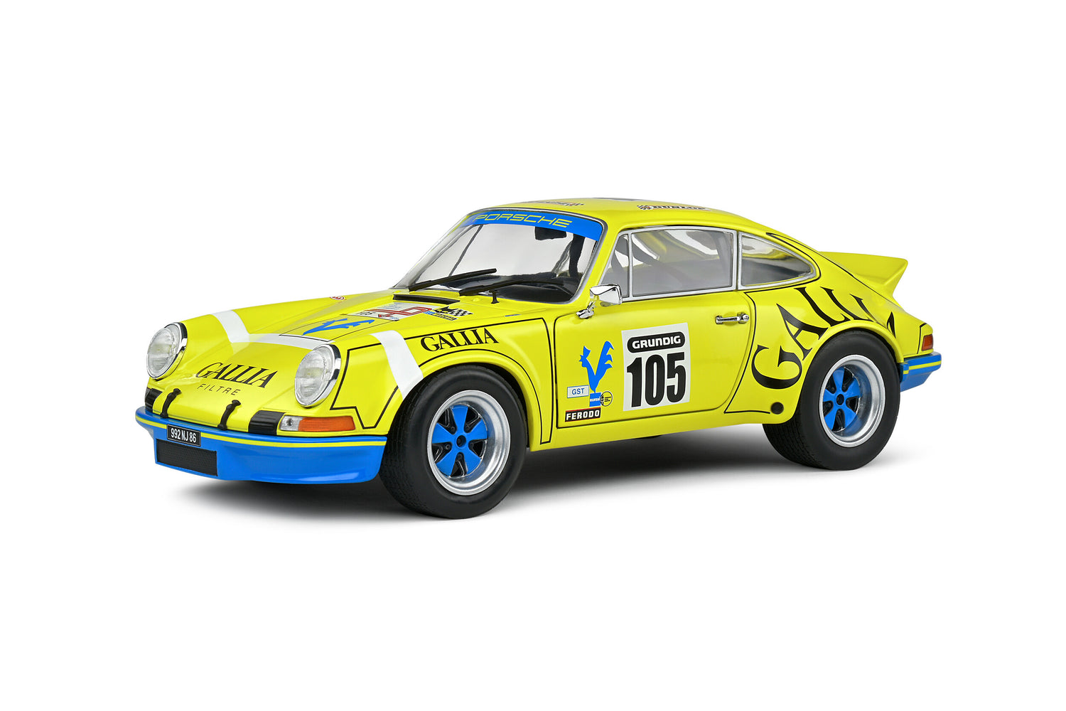 SOLIDO - 1973 Porsche 911 RSR - "Tour De France Automobile" -  (Lafosse/Angoulet)
