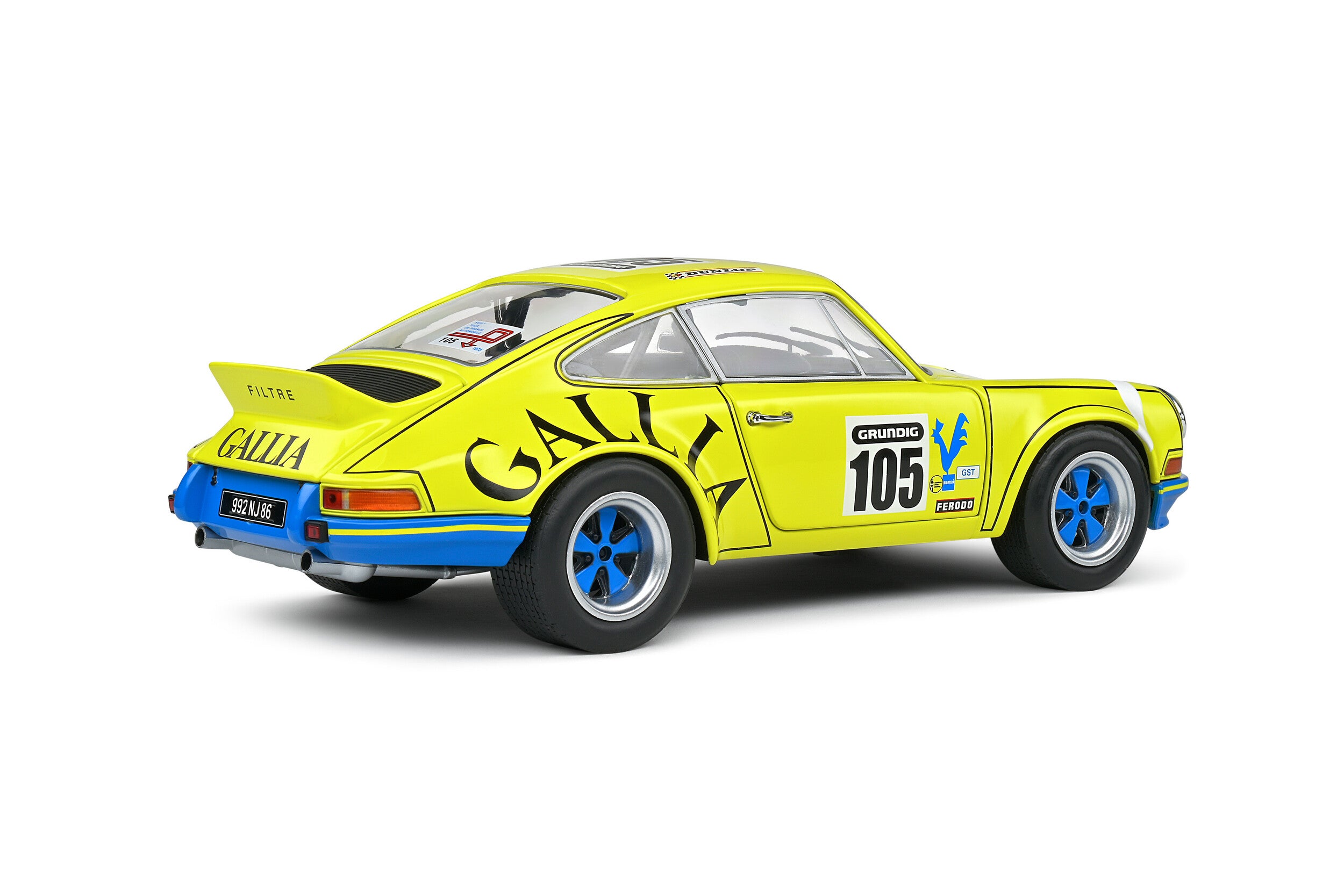 SOLIDO - 1973 Porsche 911 RSR - "Tour De France Automobile" -  (Lafosse/Angoulet)