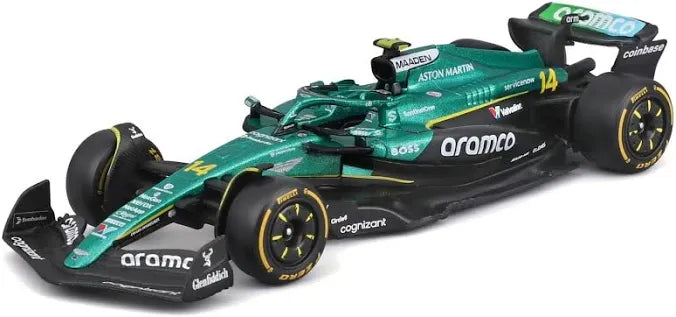 F1 Aston Martin AMR25 2025 Pit Pass Paddock Diorama Alonso 