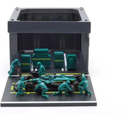 F1 Aston Martin AMR25 2025 Pit Pass Paddock Diorama Stroll 
