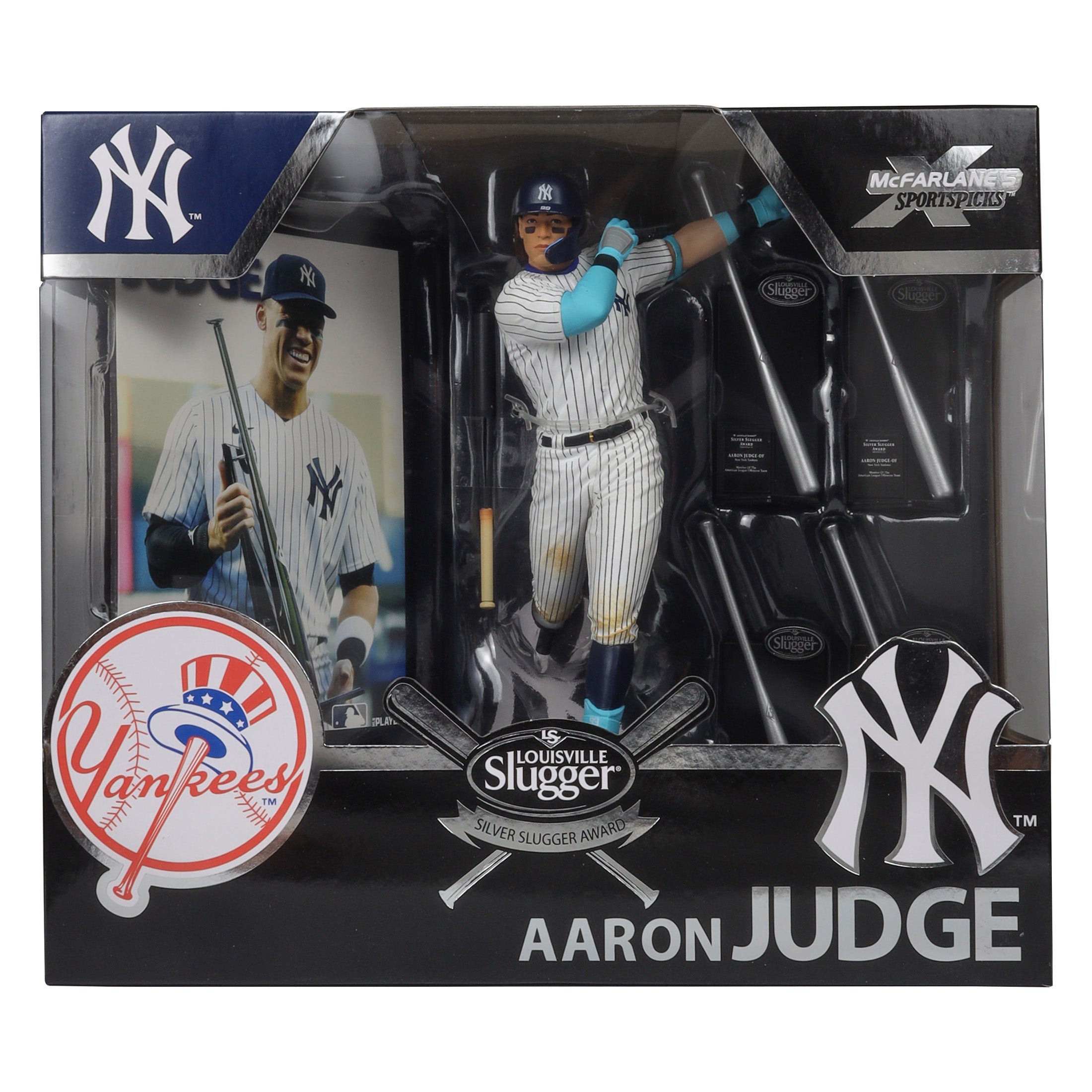 Aaron Judge (New York Yankees) Silver Slugger Box Set, McFarlane Toys.