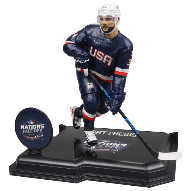 Auston Matthews (Team USA) 4 Nations NHL 7&quot; Figure McFarlane&