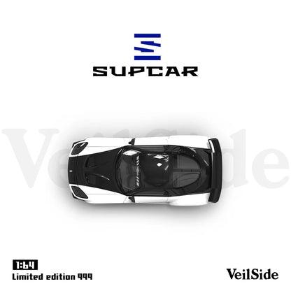 SUPCAR 1:64-Mazda RX7 Veilside White SC64041