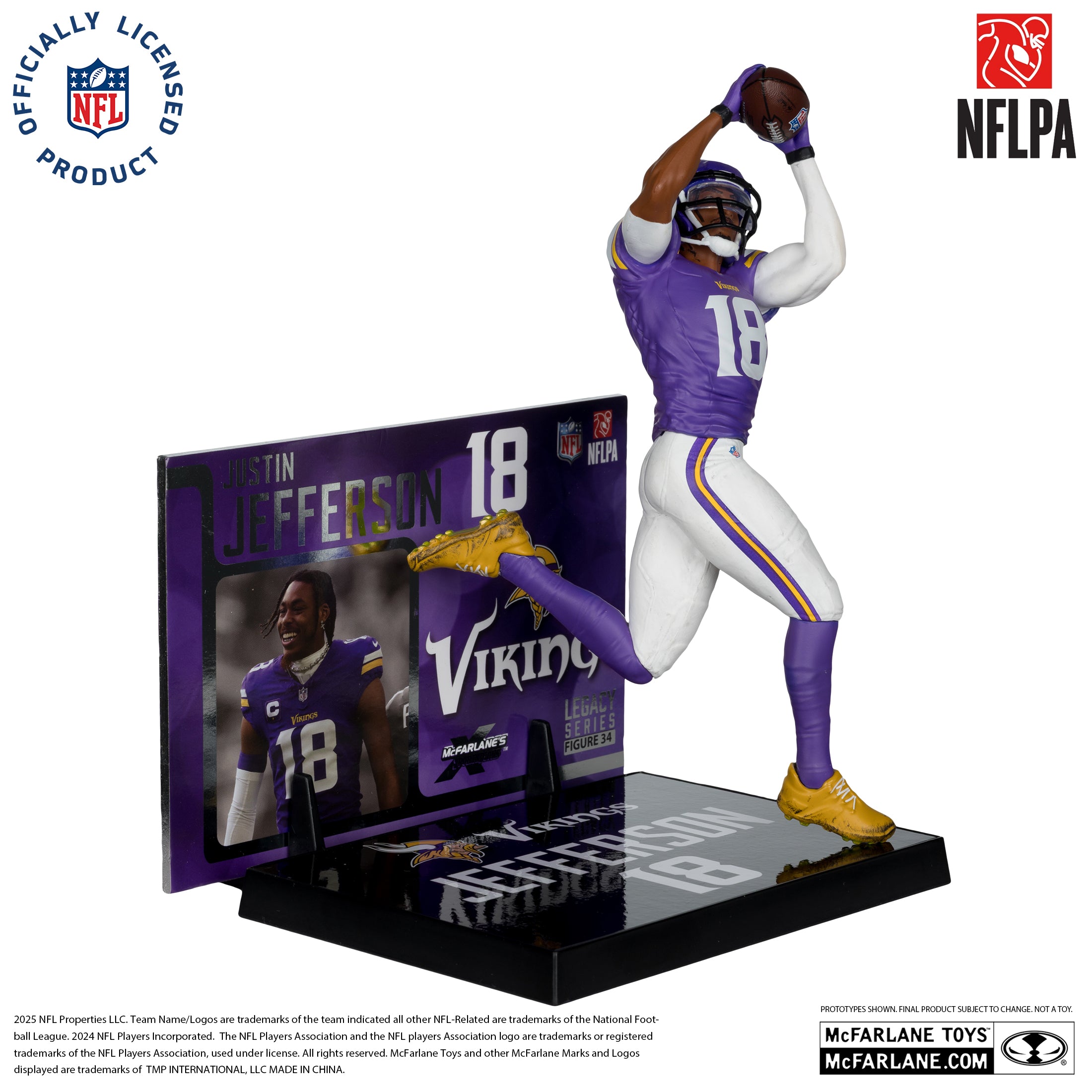 Justin Jefferson (Minnesota Vikings) NFL 7in Posed Figure McFarlane’s SportsPicks