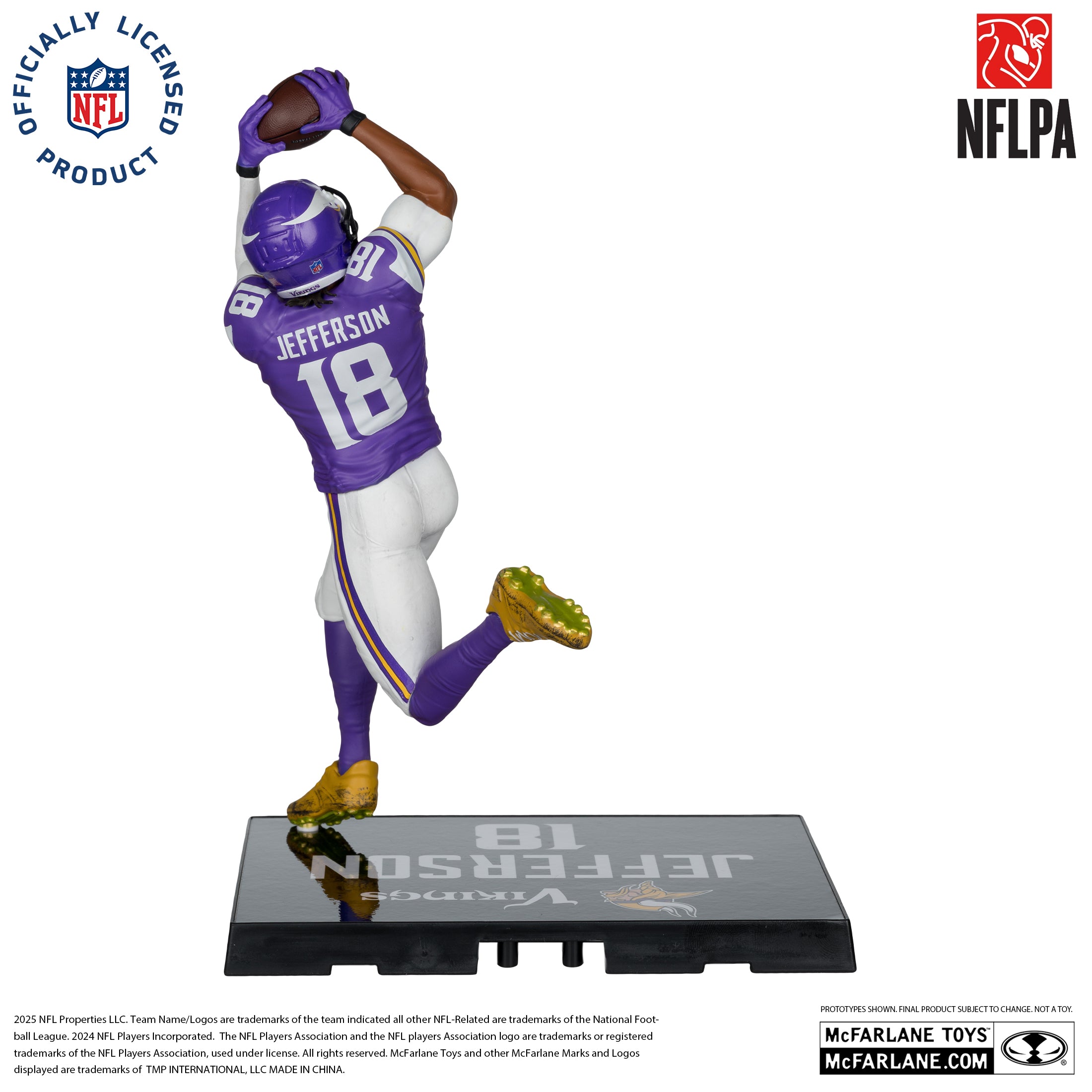Justin Jefferson (Minnesota Vikings) NFL 7in Posed Figure McFarlane’s SportsPicks