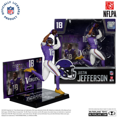 Justin Jefferson (Minnesota Vikings) NFL 7in Posed Figure McFarlane’s SportsPicks