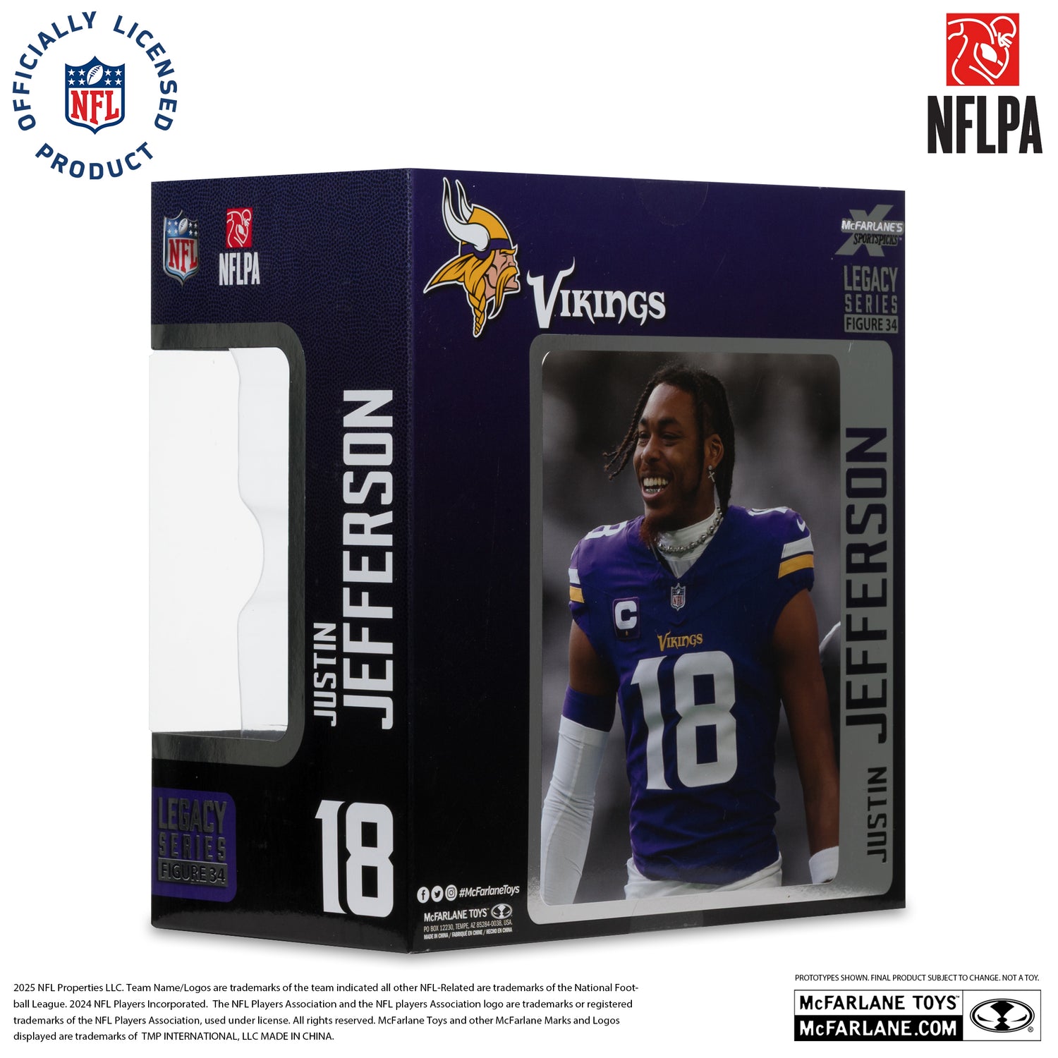 Justin Jefferson (Minnesota Vikings) NFL 7in Posed Figure McFarlane’s SportsPicks