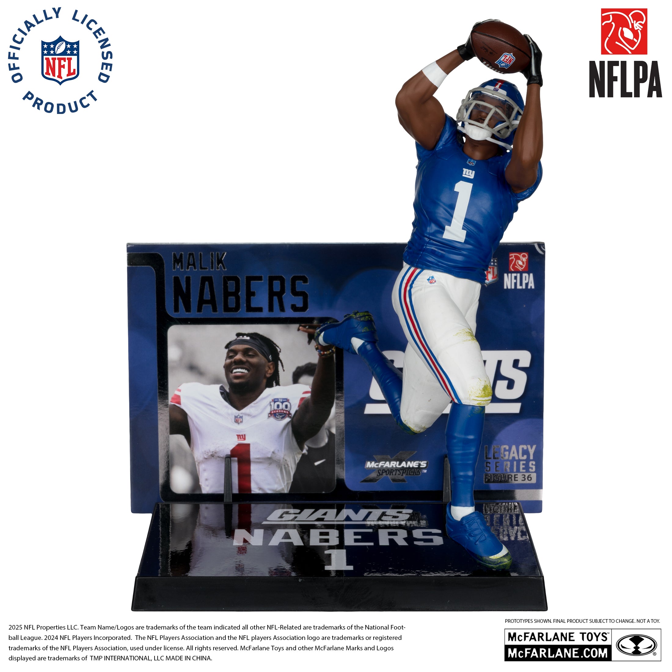 Malik Nabers (New York Giants) NFL 7in Posed Figure McFarlane’s SportsPicks
