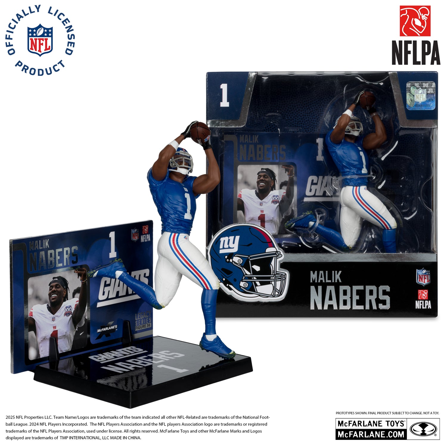Malik Nabers (New York Giants) NFL 7in Posed Figure McFarlane’s SportsPicks
