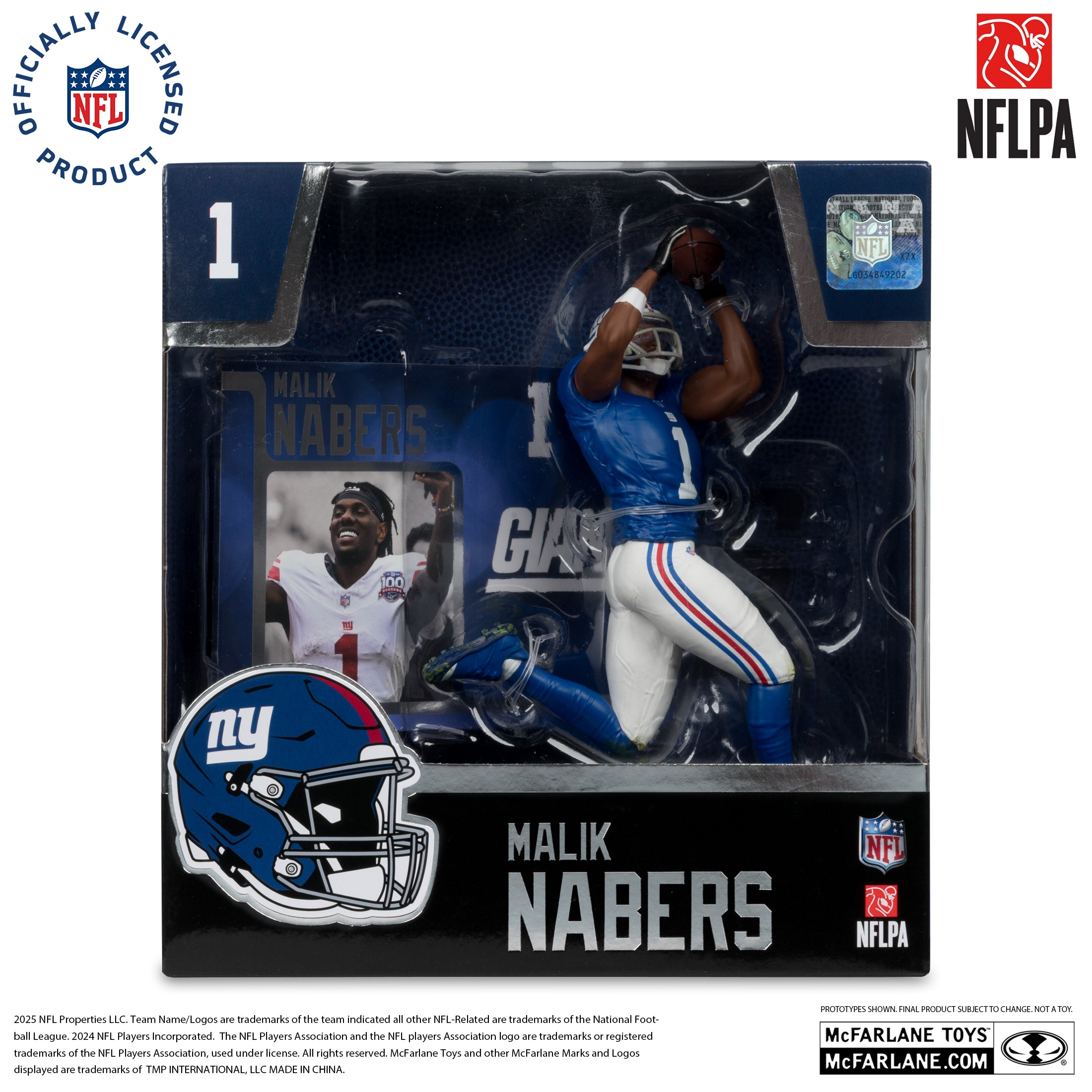 Malik Nabers (New York Giants) NFL 7in Posed Figure McFarlane’s SportsPicks