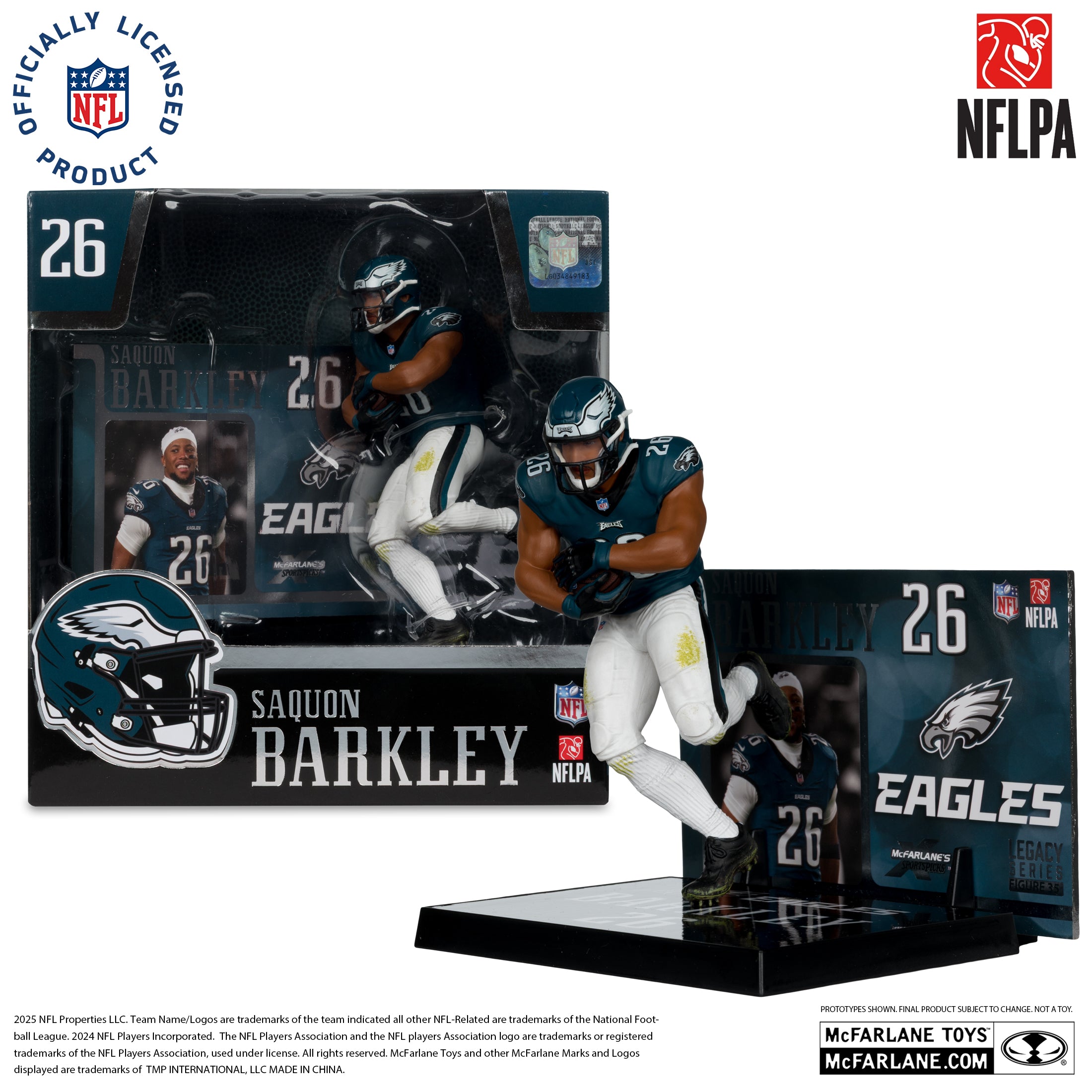 Saquon Barkley (Philadelphia Eagles) NFL 7in Posed Figure McFarlane’s SportsPicks