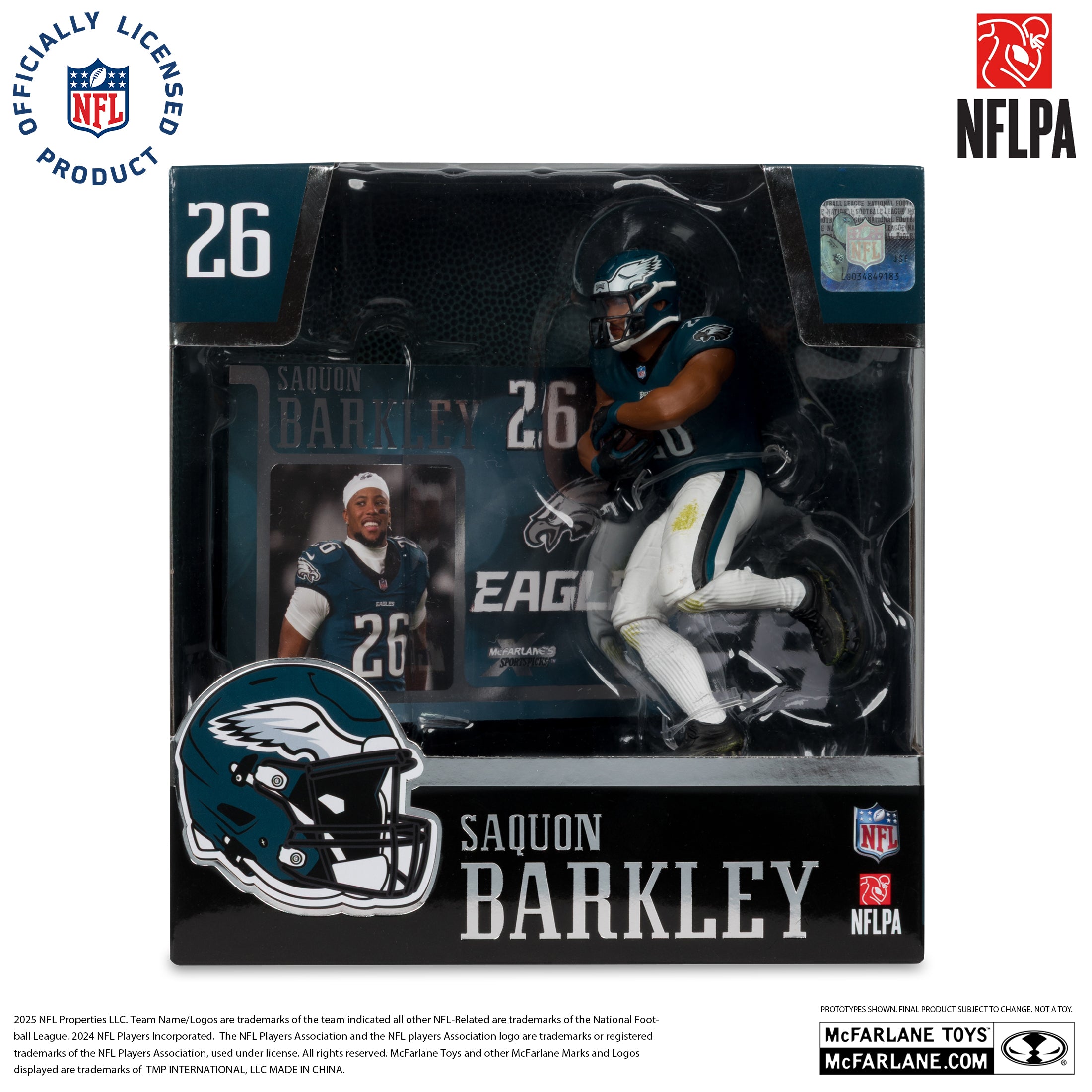 Saquon Barkley (Philadelphia Eagles) NFL 7in Posed Figure McFarlane’s SportsPicks