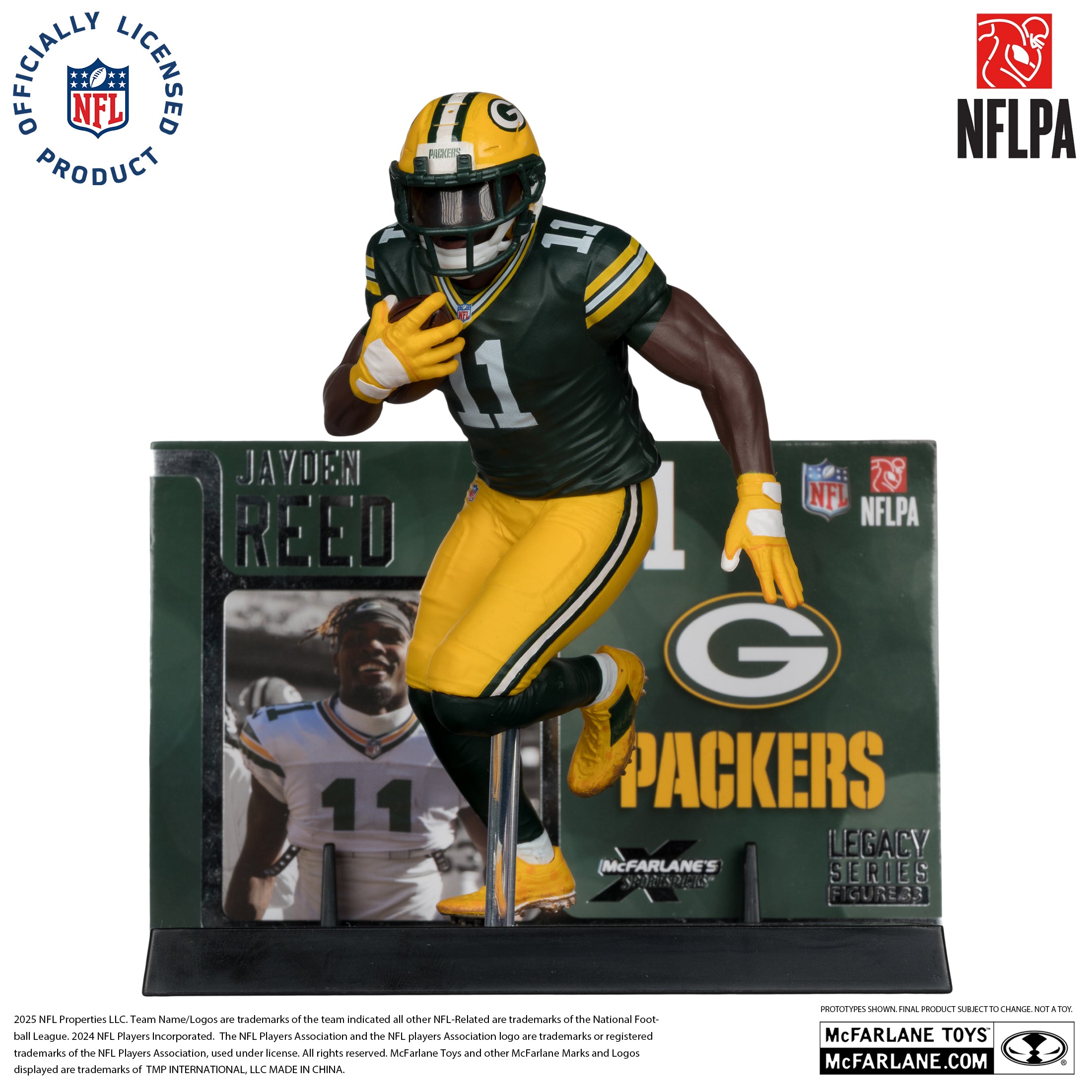 Jayden Reed (Green Bay Packers) NFL 7in Posed Figure McFarlane's