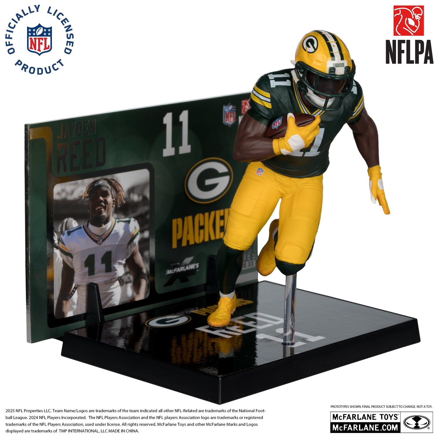 Jayden Reed (Green Bay Packers) NFL 7in Posed Figure McFarlane’s SportsPicks