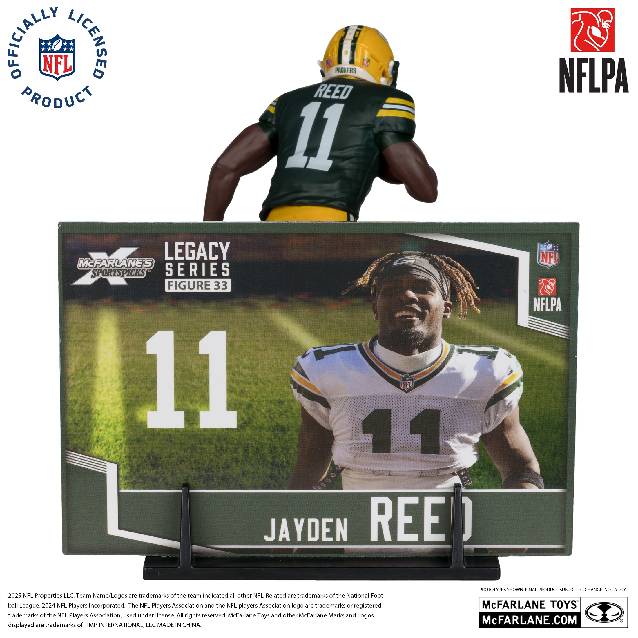 Jayden Reed (Green Bay Packers) NFL 7in Posed Figure McFarlane’s SportsPicks