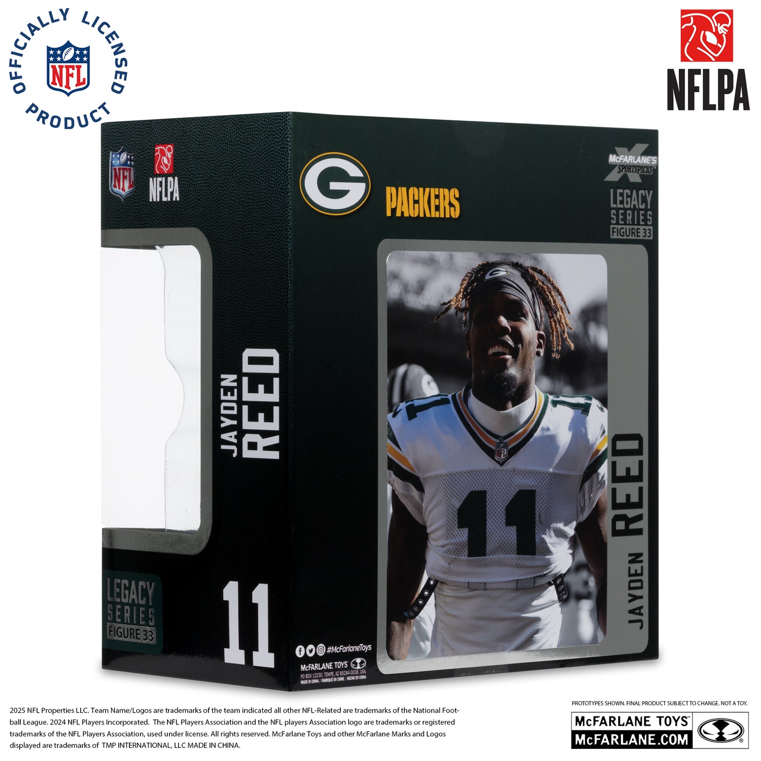 Jayden Reed (Green Bay Packers) NFL 7in Posed Figure McFarlane’s SportsPicks