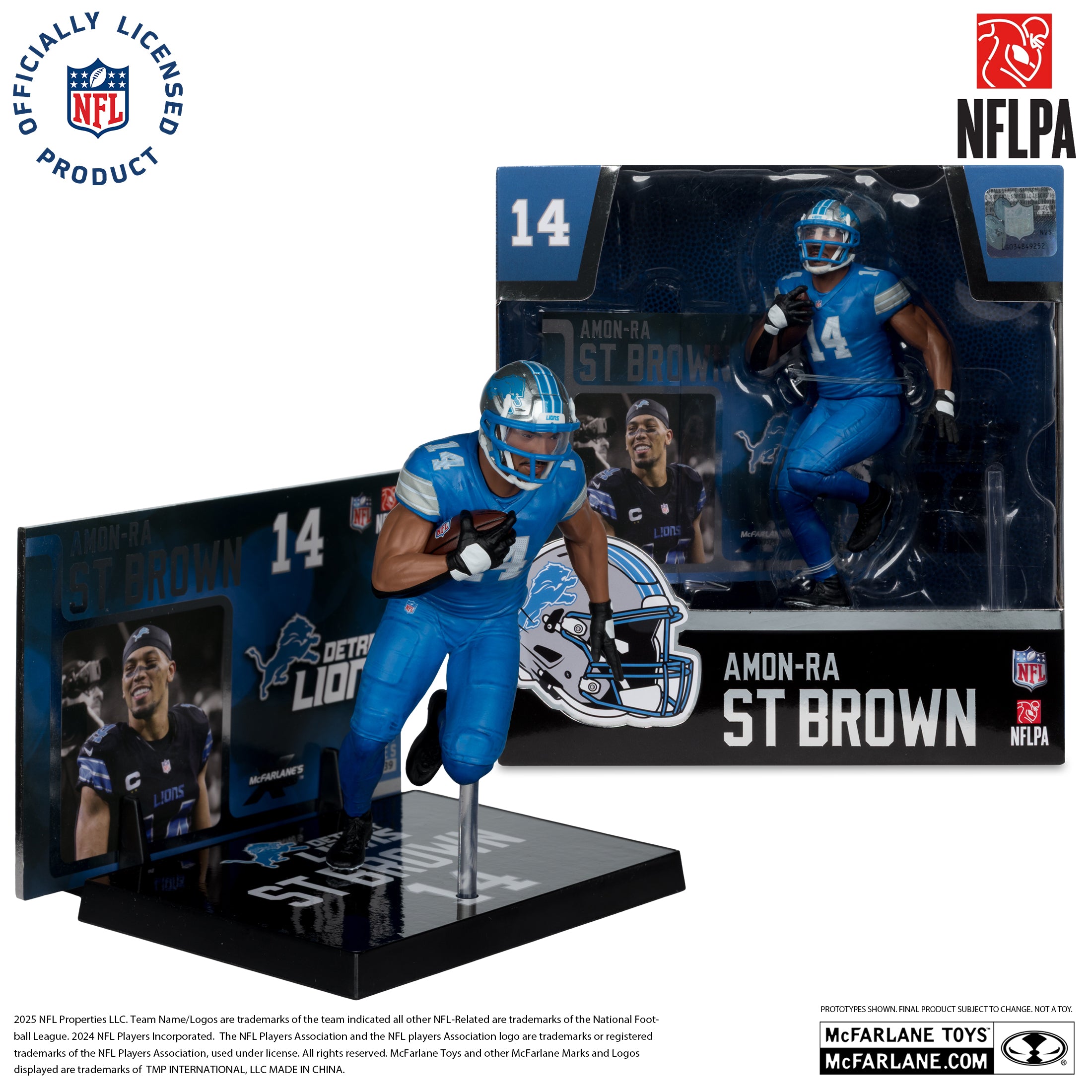 Amon-Ra St. Brown (Detroit Lions) NFL 7in Posed Figure McFarlane’s SportsPicks