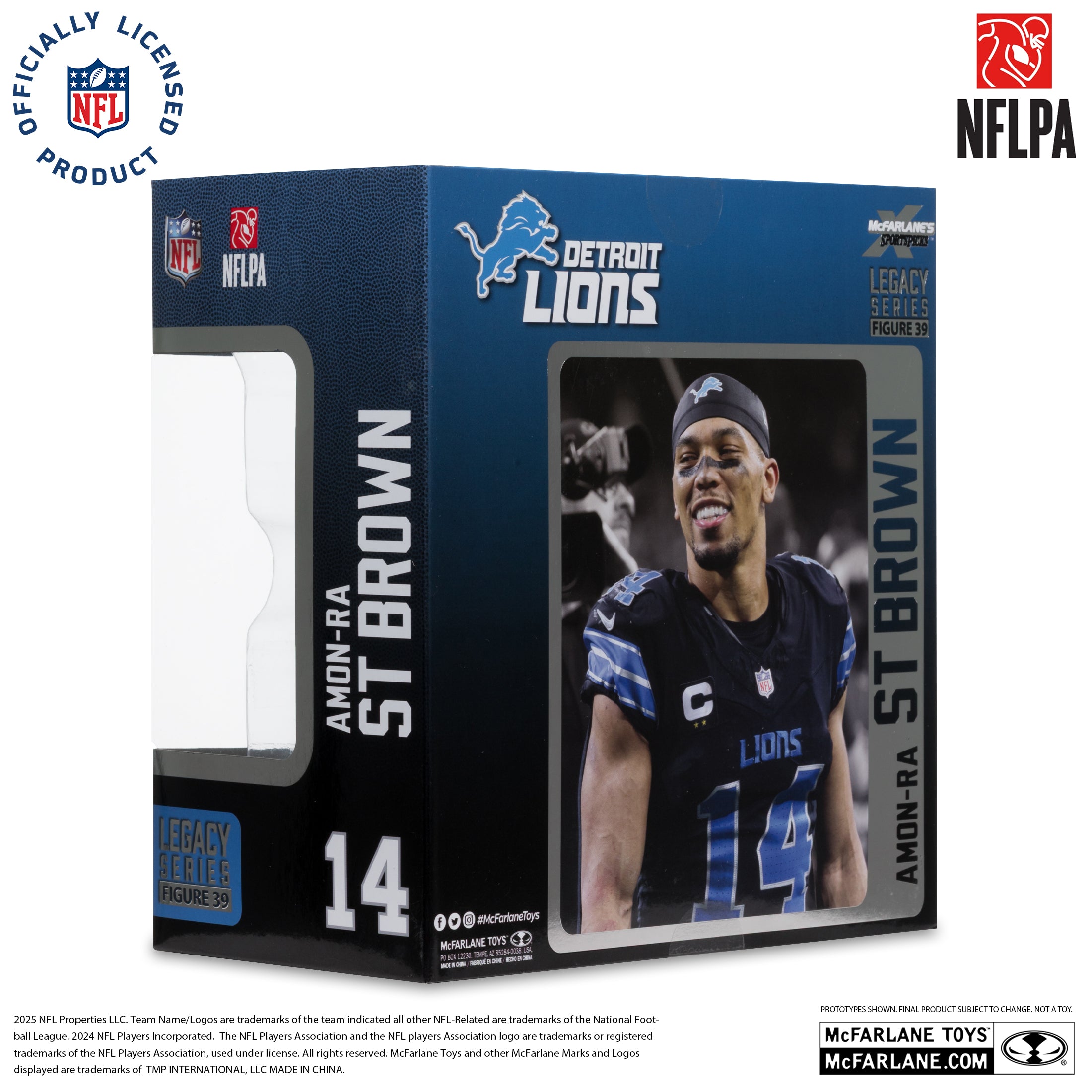 Amon-Ra St. Brown (Detroit Lions) NFL 7in Posed Figure McFarlane’s SportsPicks