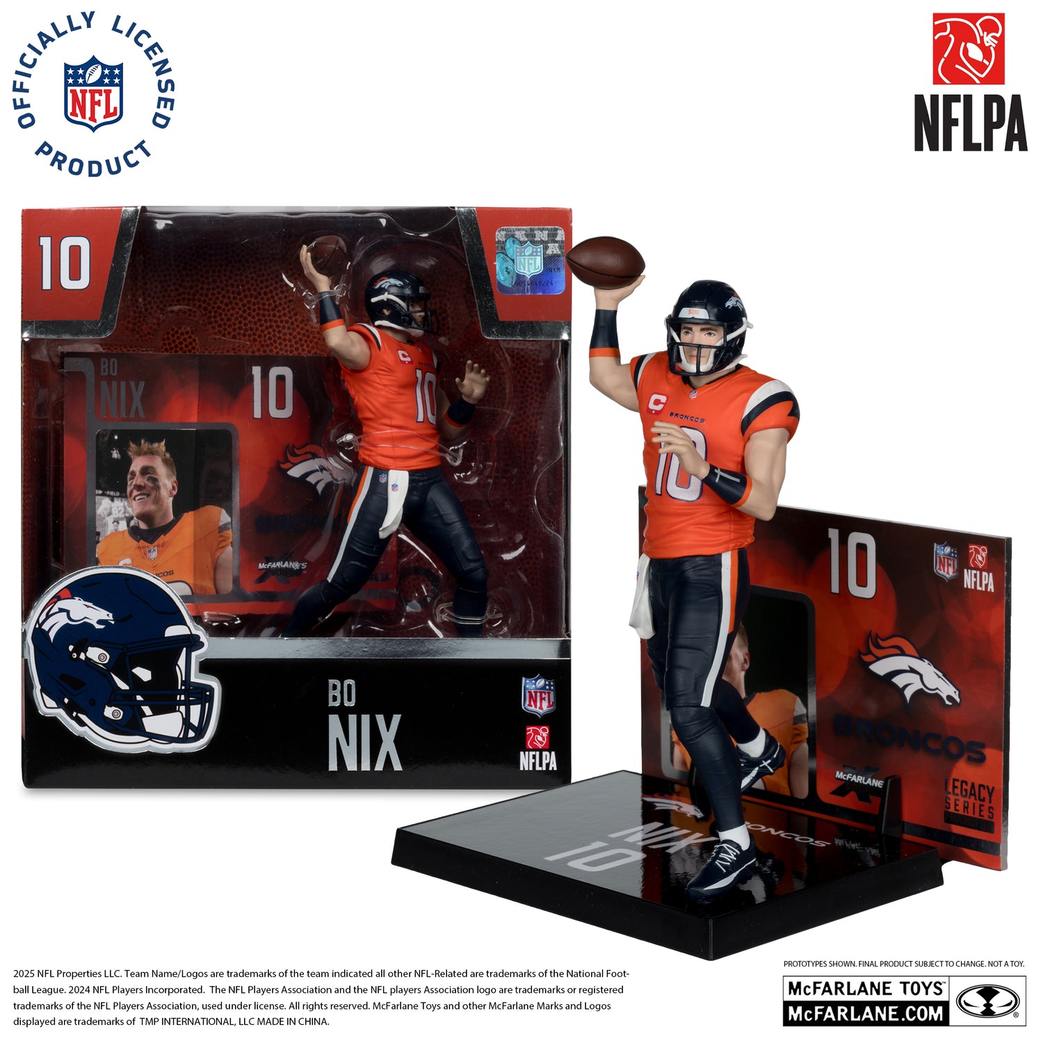 Bo Nix (Denver Broncos) NFL 7in Posed Figure McFarlane’s SportsPicks