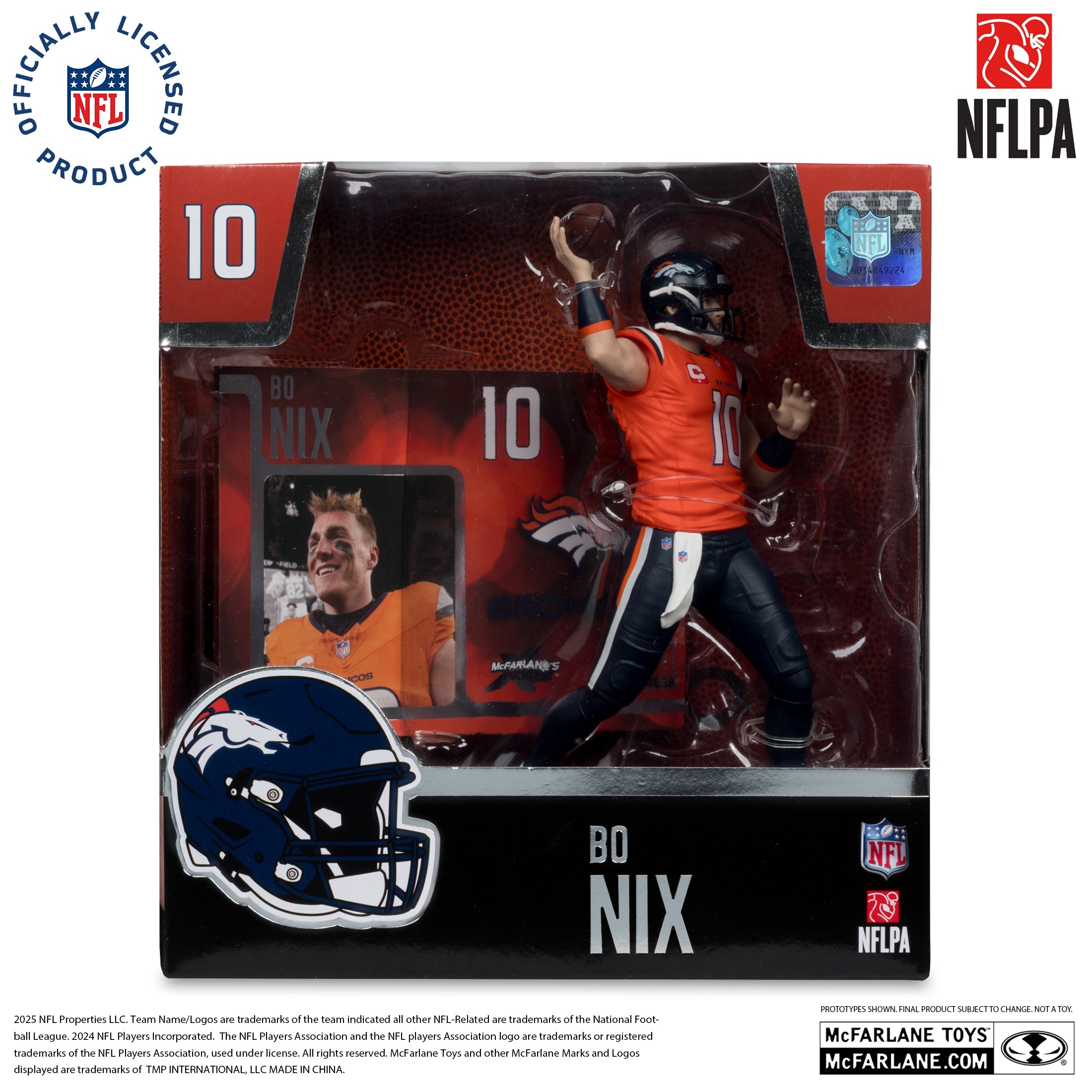Bo Nix (Denver Broncos) NFL 7in Posed Figure McFarlane’s SportsPicks