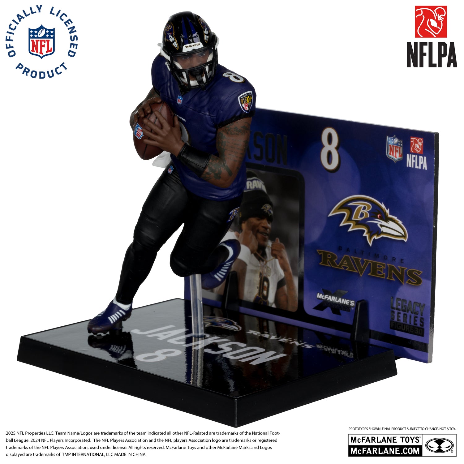 Lamar Jackson (Baltimore Ravens) (Alternate Jersey) NFL 7in Posed Figure McFarlane’s SportsPicks