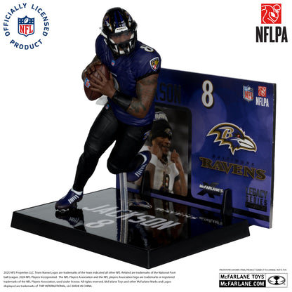 Lamar Jackson (Baltimore Ravens) (Alternate Jersey) NFL 7in Posed Figure McFarlane’s SportsPicks