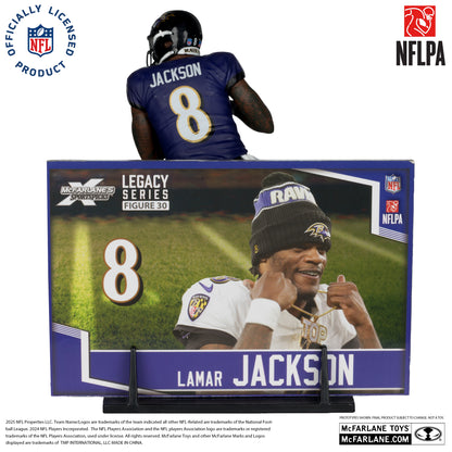 Lamar Jackson (Baltimore Ravens) (Alternate Jersey) NFL 7in Posed Figure McFarlane’s SportsPicks