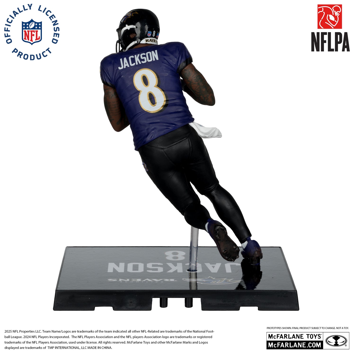 Lamar Jackson (Baltimore Ravens) (Alternate Jersey) NFL 7in Posed Figure McFarlane’s SportsPicks