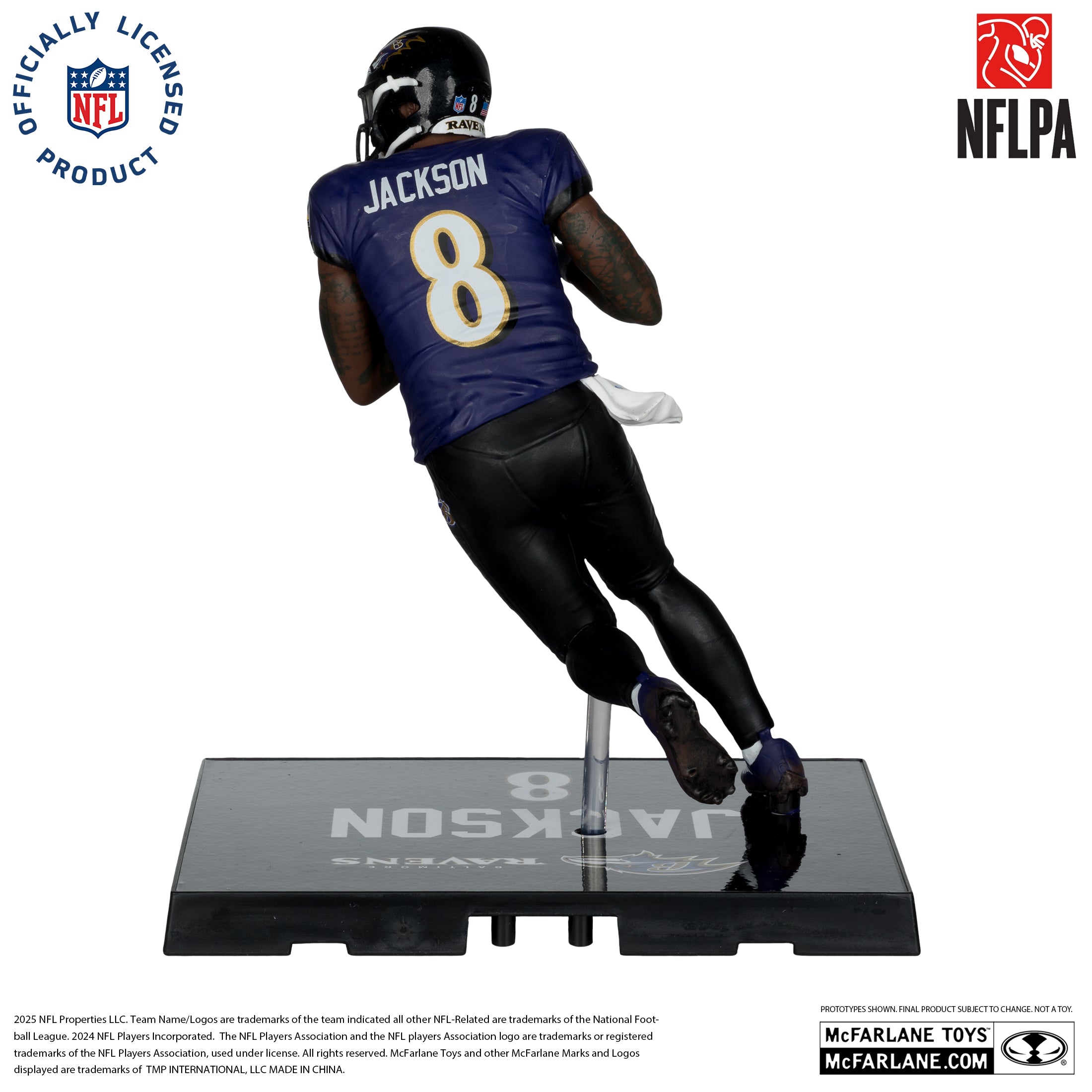 Lamar Jackson (Baltimore Ravens) (Alternate Jersey) NFL 7in Posed Figure McFarlane’s SportsPicks