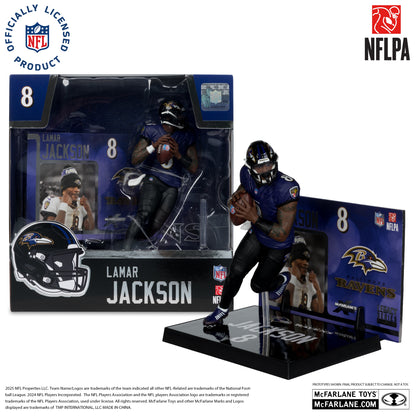 Lamar Jackson (Baltimore Ravens) (Alternate Jersey) NFL 7in Posed Figure McFarlane’s SportsPicks