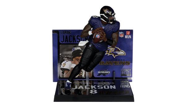 Lamar Jackson (Baltimore Ravens) (Alternate Jersey) NFL 7in Posed Figure McFarlane’s SportsPicks