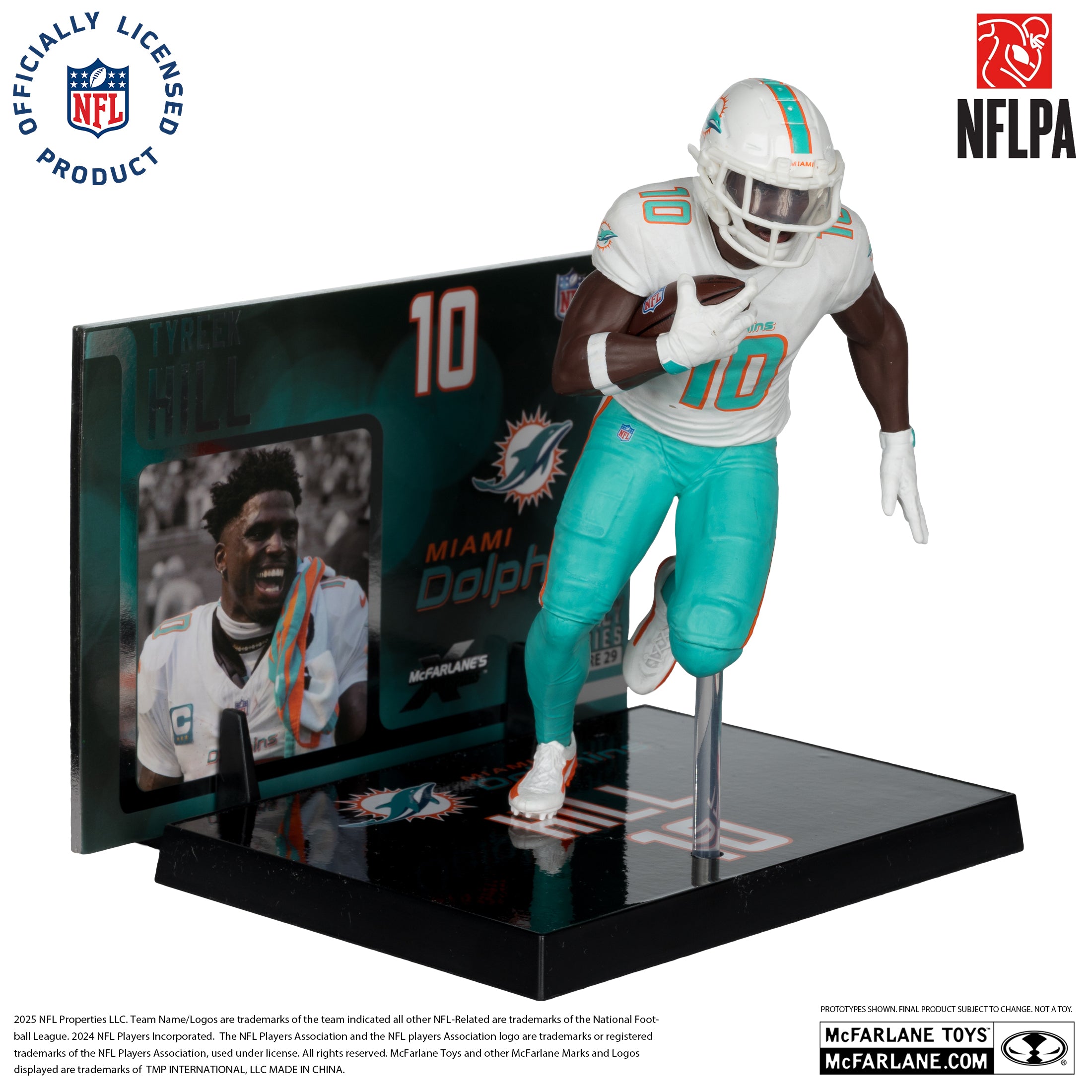Tyreek Hill (Miami Dolphins) (Alternate Jersey)  NFL 7in Posed Figure McFarlane’s SportsPicks